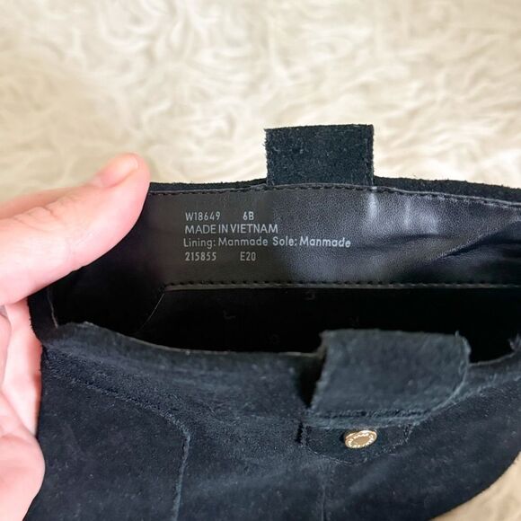 NWOB Cole Haan Women's Rayna Hidden Wedge Boot - Black Suede | Size 6B - Picture 8 of 8